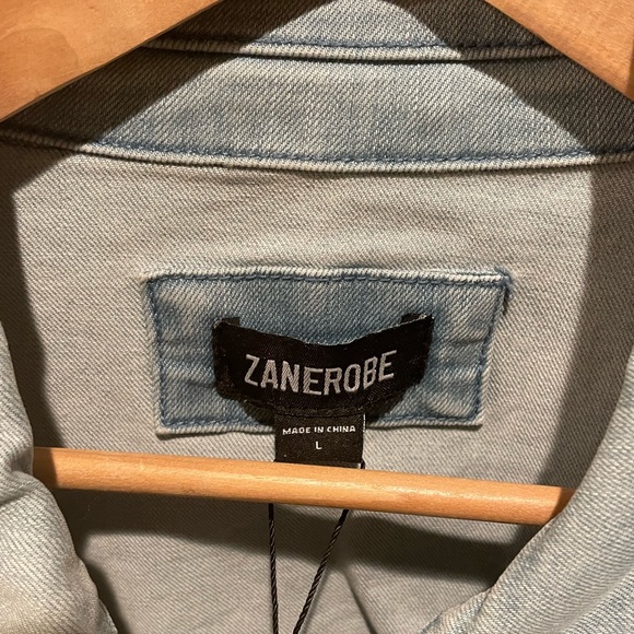 BNWT Zanerobe denim jacket size large - Picture 3 of 5